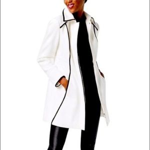 INC Black and White Jacket/coat - size small